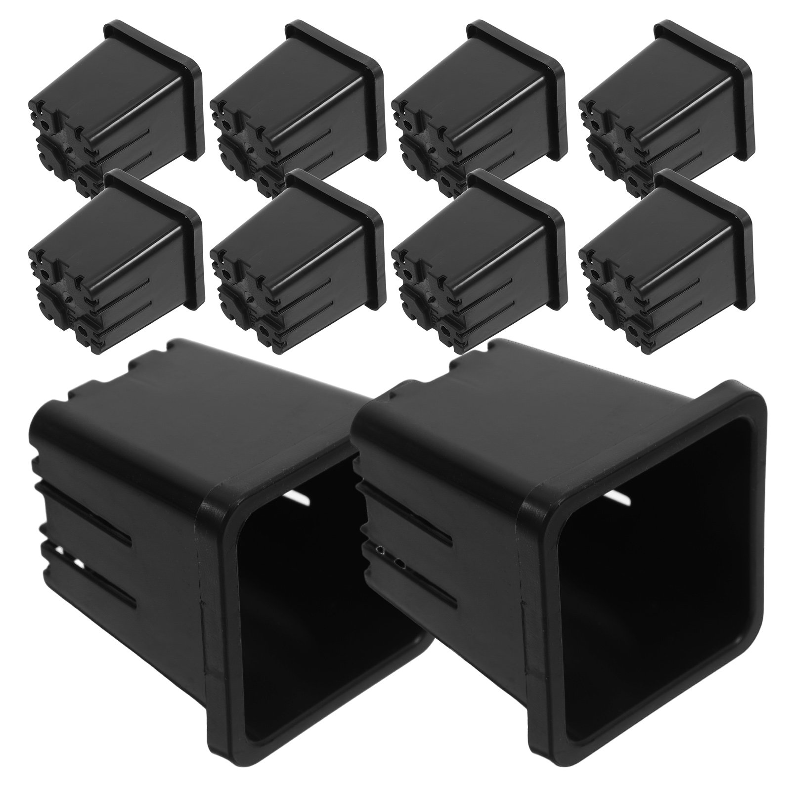 Indoor Plants - 10Pcs Hydroponic Mesh Planting Basket Plastic