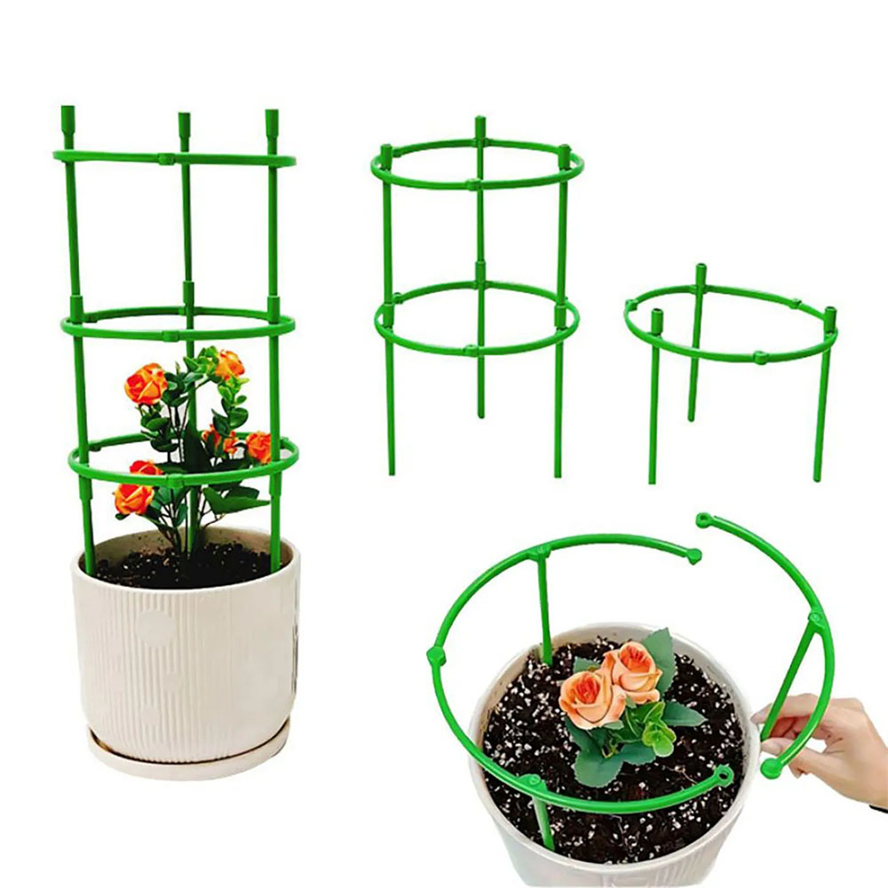 Plant Support Stake - Half Round Plastic Plant Support Pile