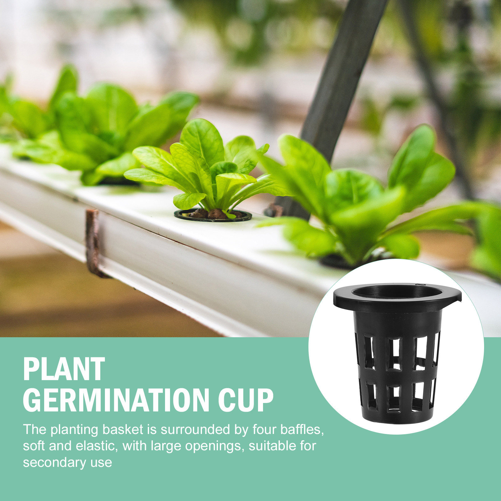 50Pcs Plastic Planting Baskets - Plant Pot ulasan dan harga