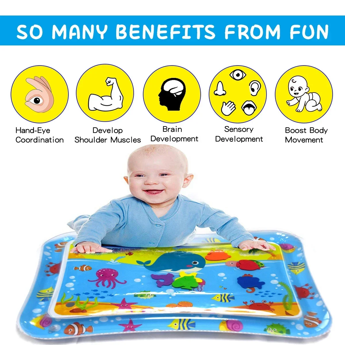 Summer Inflatable Water Mat PV - Repotting Mat ulasan dan harga