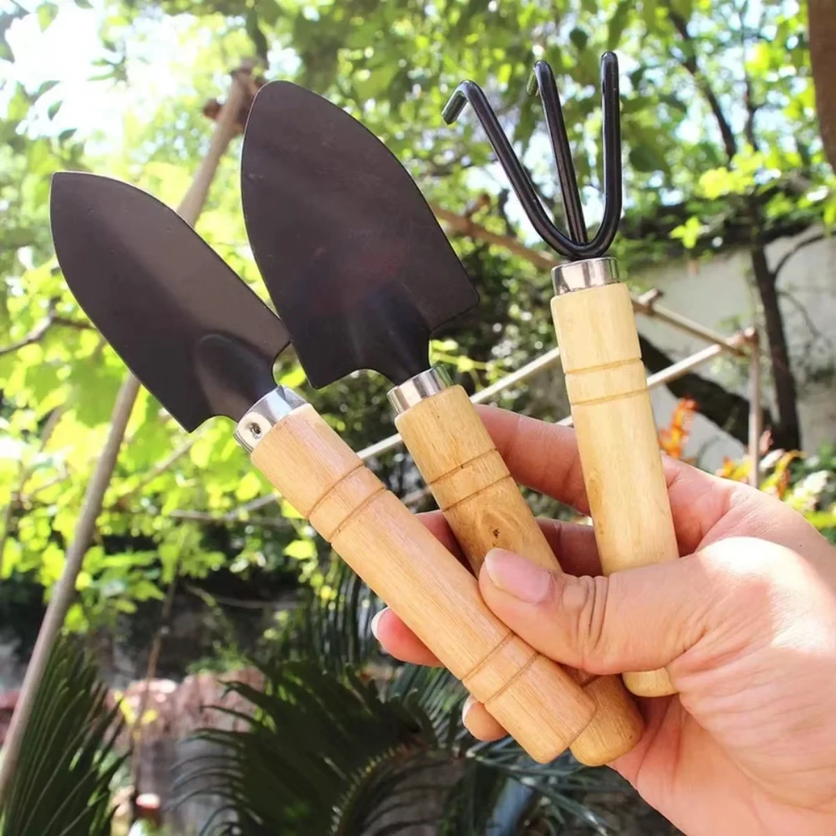 3Pcs/Set Mini Garden Tool Set  - Terracotta Pot ulasan dan harga