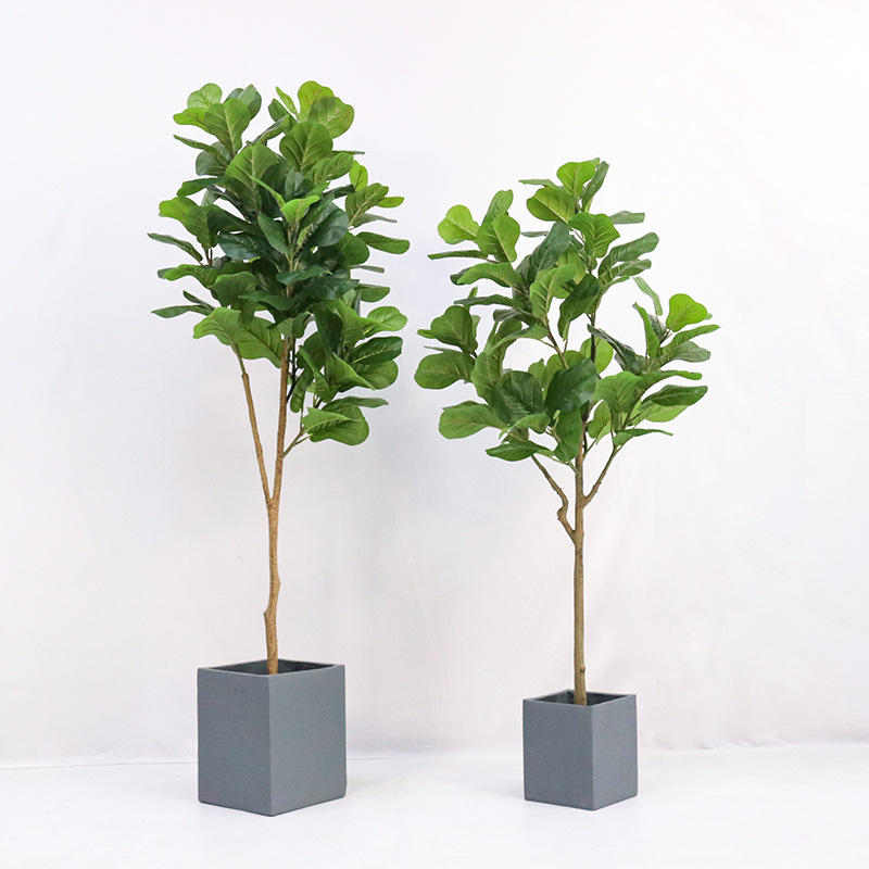 Artificial Plastic Potted Plan - Fiddle Leaf Fig ulasan dan harga