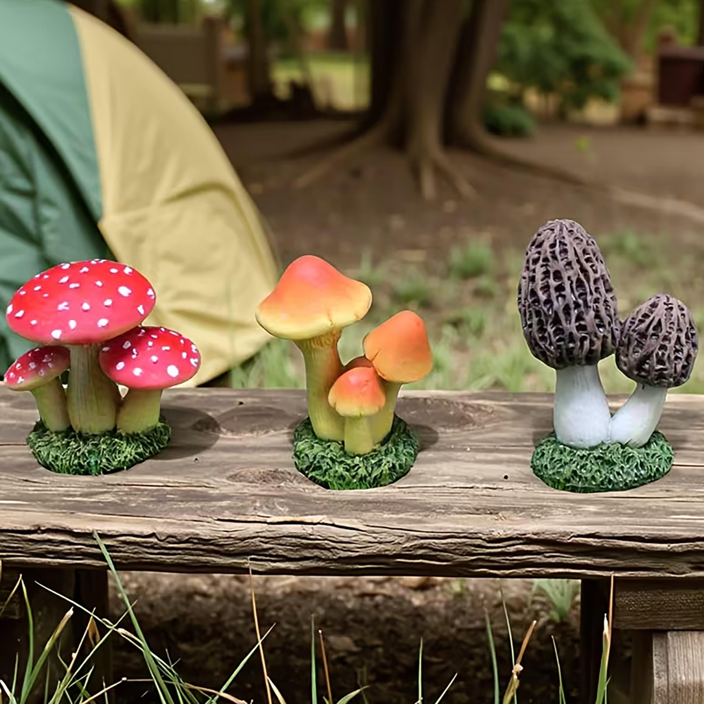 1 Set of 3pcs Artificial Mushr - Succulent Set ulasan dan harga