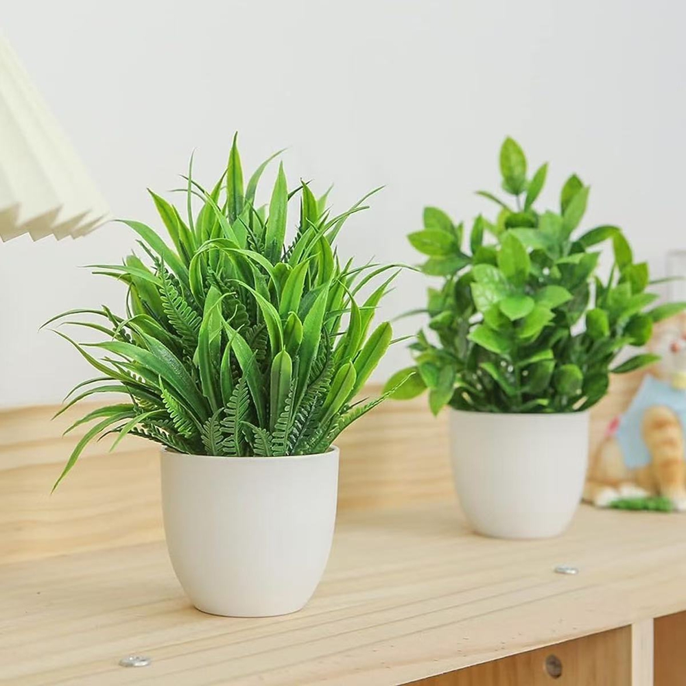 4pcs/set Mini Artificial Plant - Succulent Set ulasan dan harga