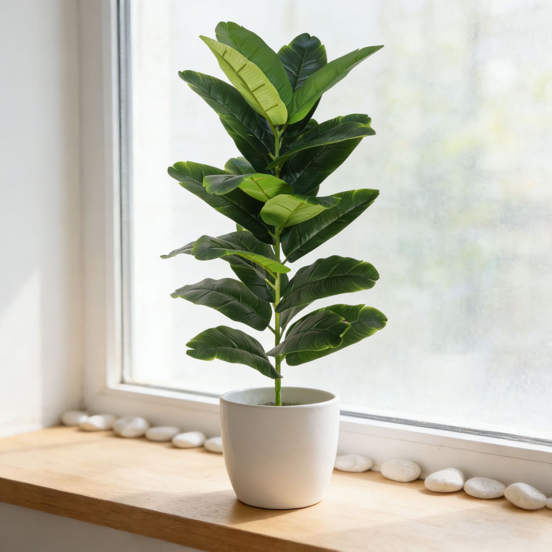 Large Plastic Artificial Fiddl - Fiddle Leaf Fig ulasan dan harga